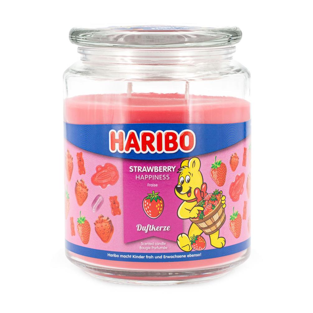 Haribo Strawberry Happiness Large Jar Candle £15.29